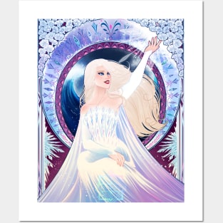 Ice Queen - Art Nouveau Posters and Art